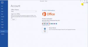 Activator MS Office 2013 Professional Download