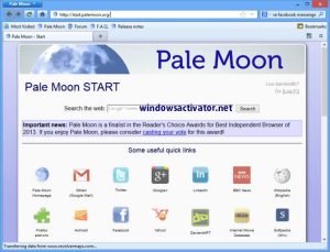 Pale Moon 32.1.1 Crack + Serial Key [x32/x64] 2023